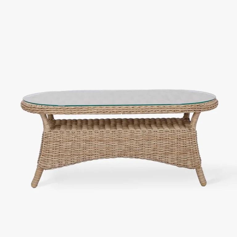 Brayford Outdoor Coffee Table Natural Rattan