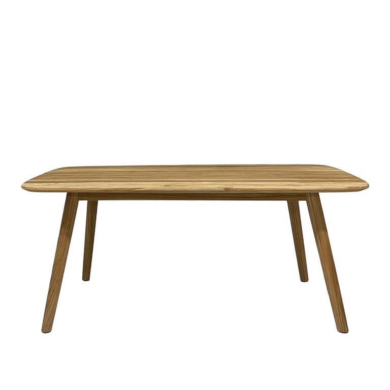 Lugano Garden Dining Table - 180cm - 6 Seater - Natural - Teak Wood