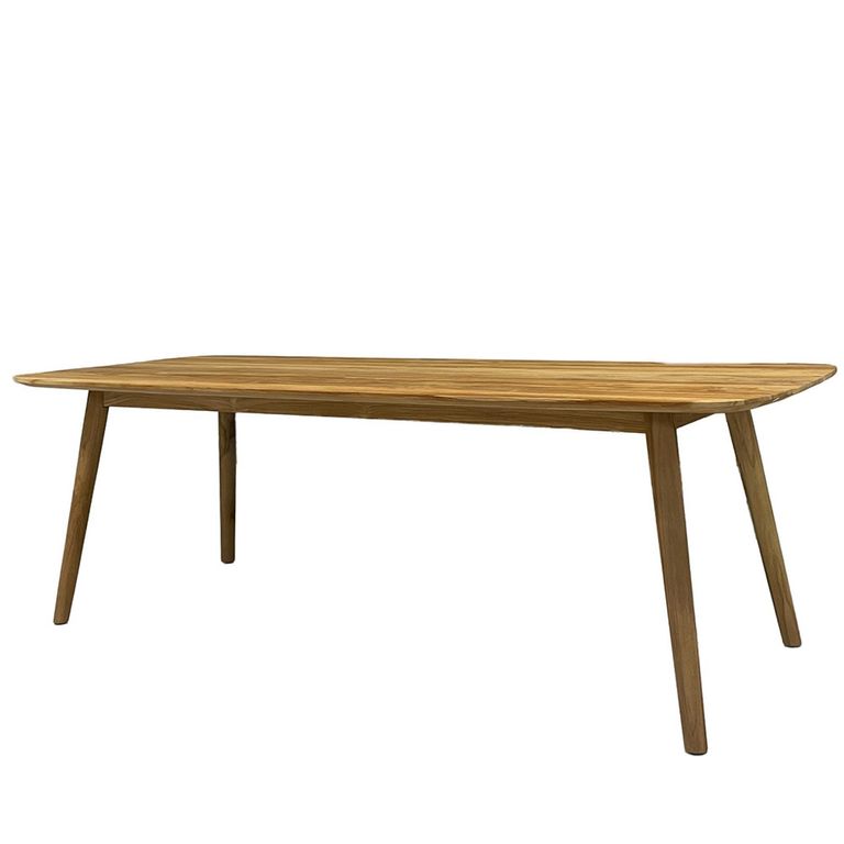 Lugano Garden Dining Table - 240cm - 10 Seater - Natural - Teak Wood