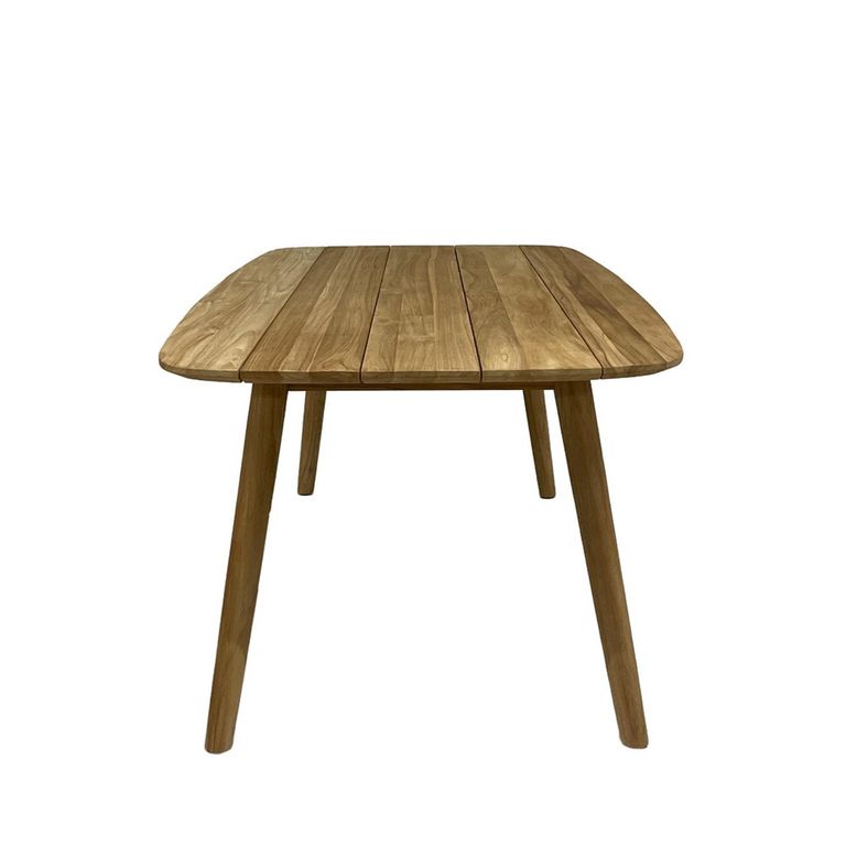 Lugano Garden Dining Table - 240cm - 10 Seater - Natural - Teak Wood