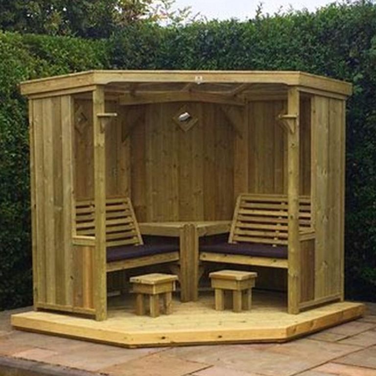 Four Seasons Garden Room - Timber Wood - With Decking