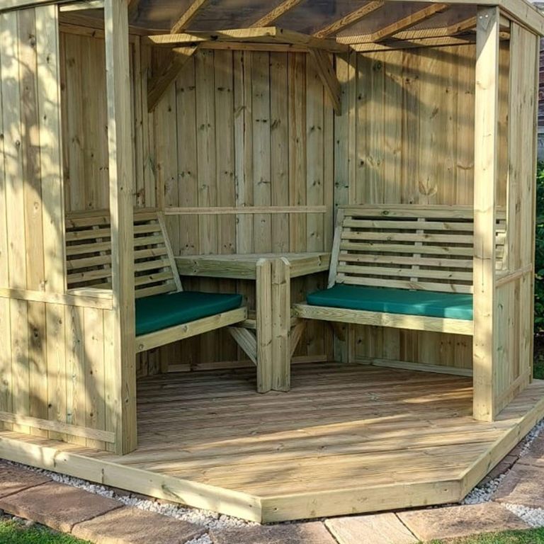 Four Seasons Garden Room - Timber Wood - With Decking