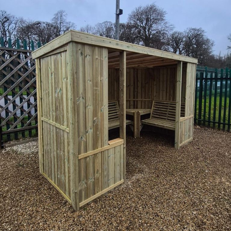Riviera Enclosed Garden Room - Timber Wood