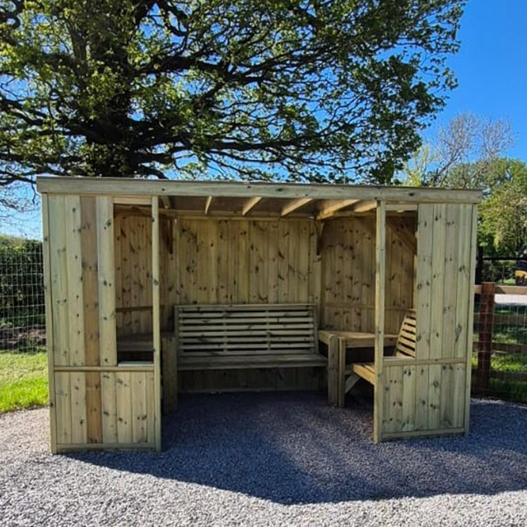 Riviera Enclosed Garden Room - Timber Wood