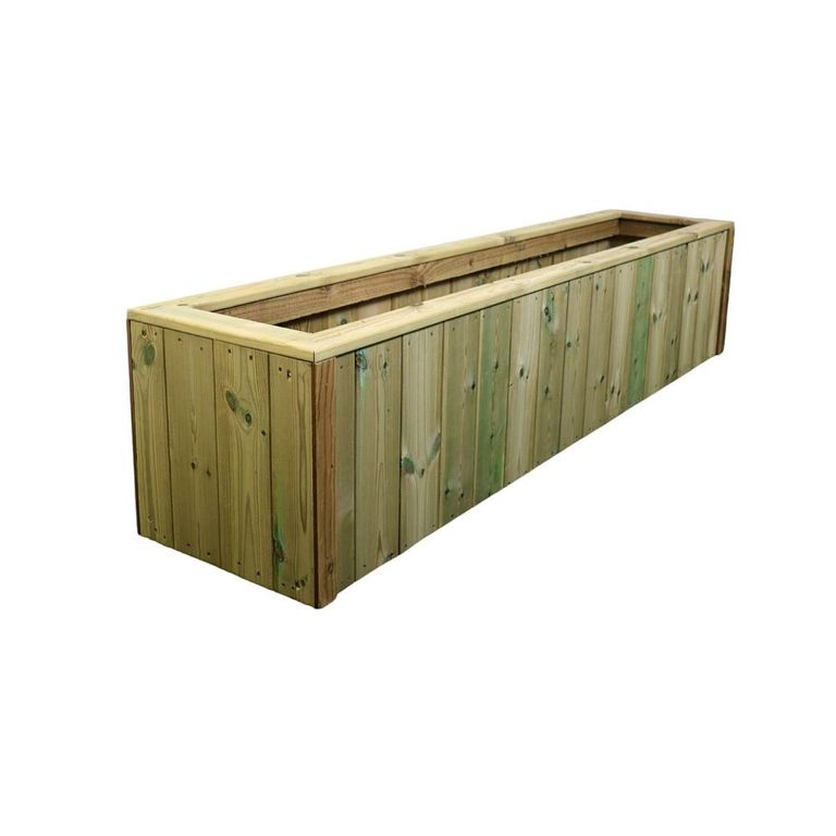 T&G Garden Planter Trough - Timber Wood