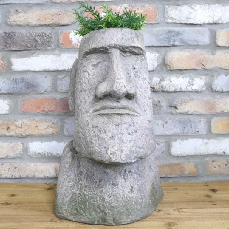 Easter Head Planter - Small - Stone Effect
