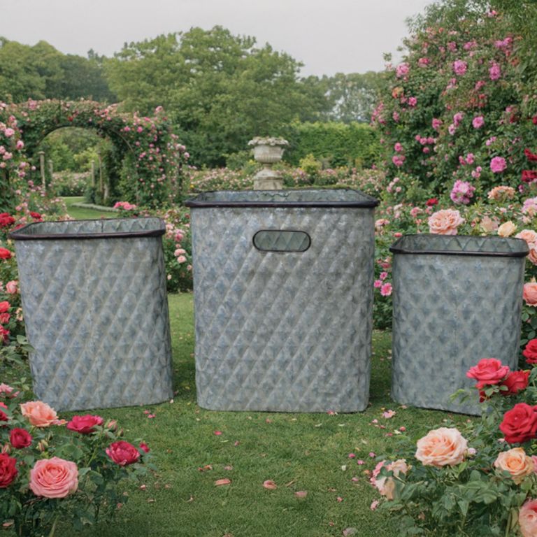 Garden Planter - Set of 3 - Metal