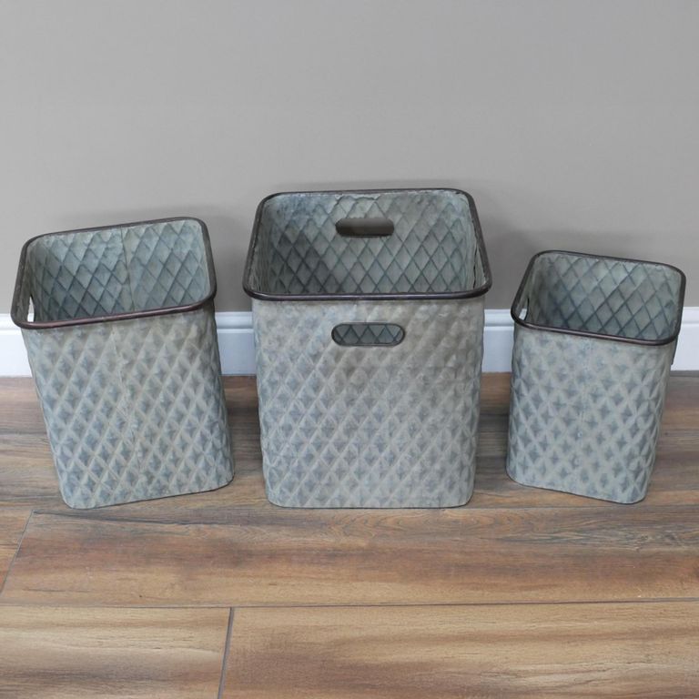 Garden Planter - Set of 3 - Metal