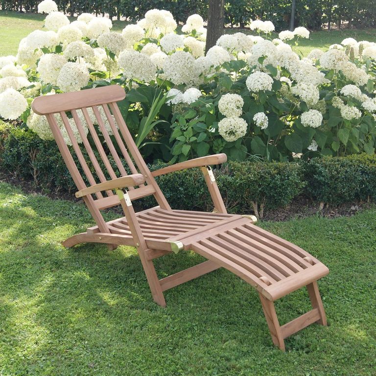 Garden Dek Chair - Natural - Teak Wood