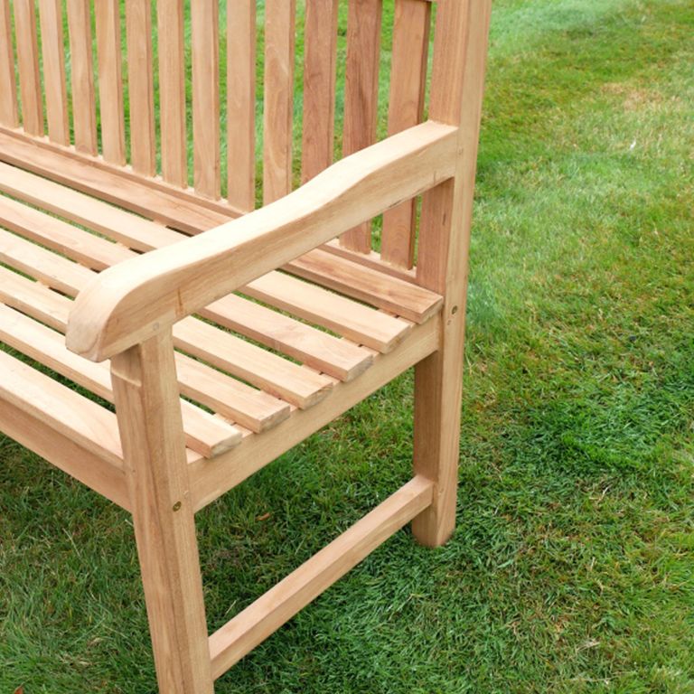 English Garden Bench - Natural - Teak Wood