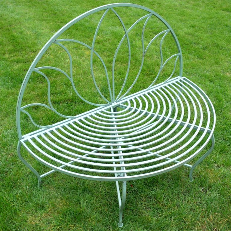Levi Garden Bench - Green - Metal