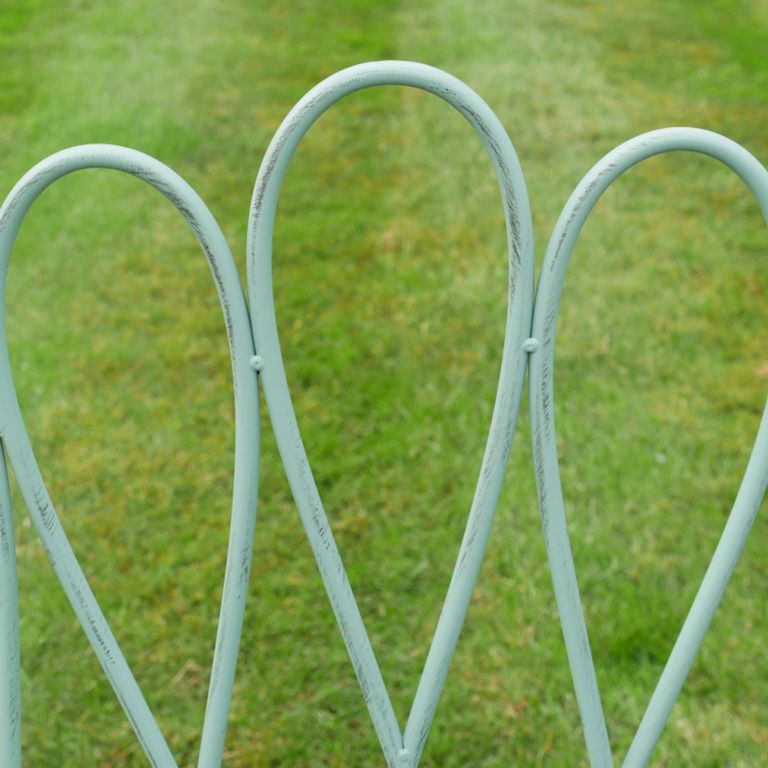 Matthew Garden Bench - Green - Metal