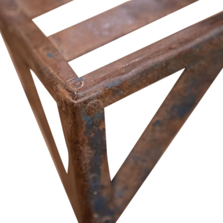 Unique One of a Kind - Industrial Outdoor Chair - Distressed Rust Effect - Metal