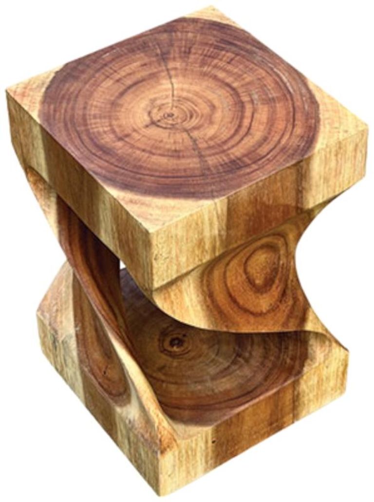 Wooden Twist - Lamp Table