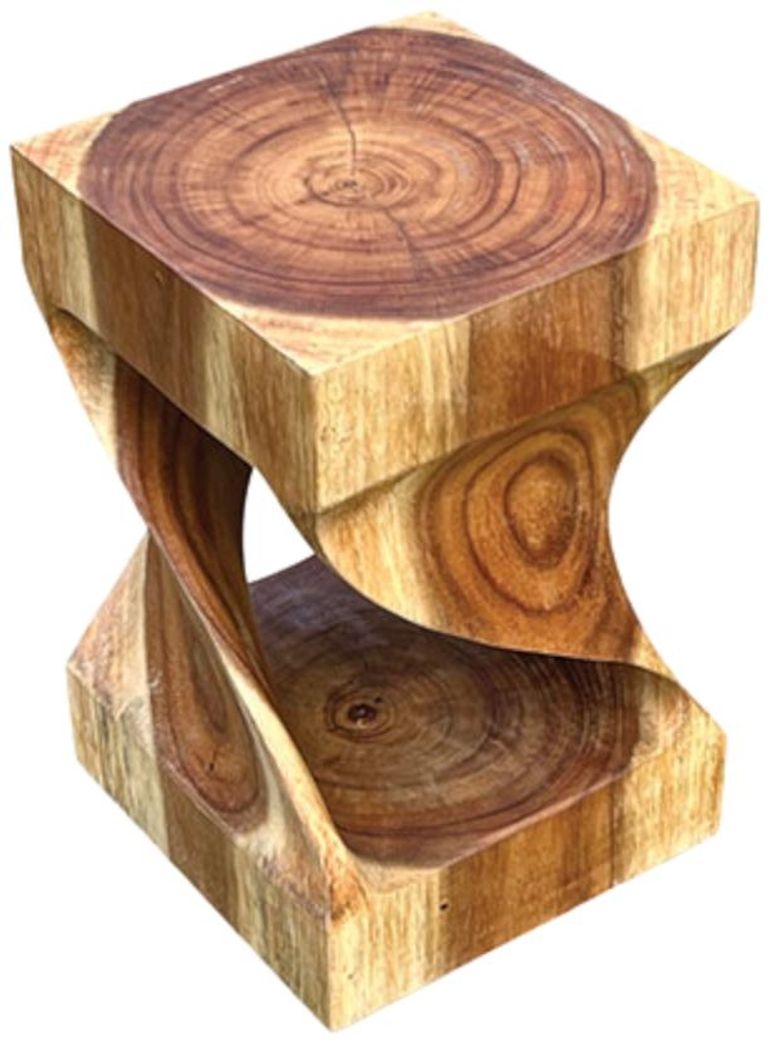 Wooden Twist - Lamp Table