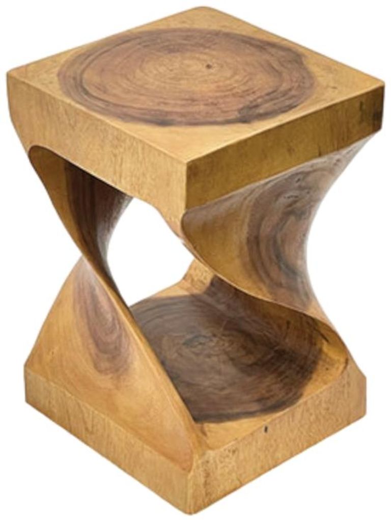 Wooden Twist - Lamp Table
