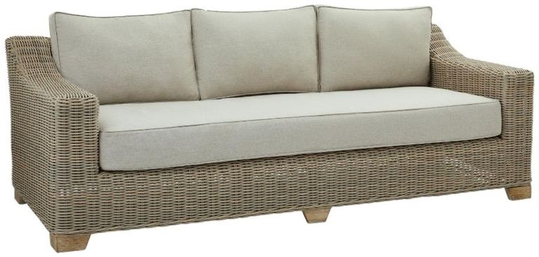 Capri Garden Sofa - 3 Seater - Rattan