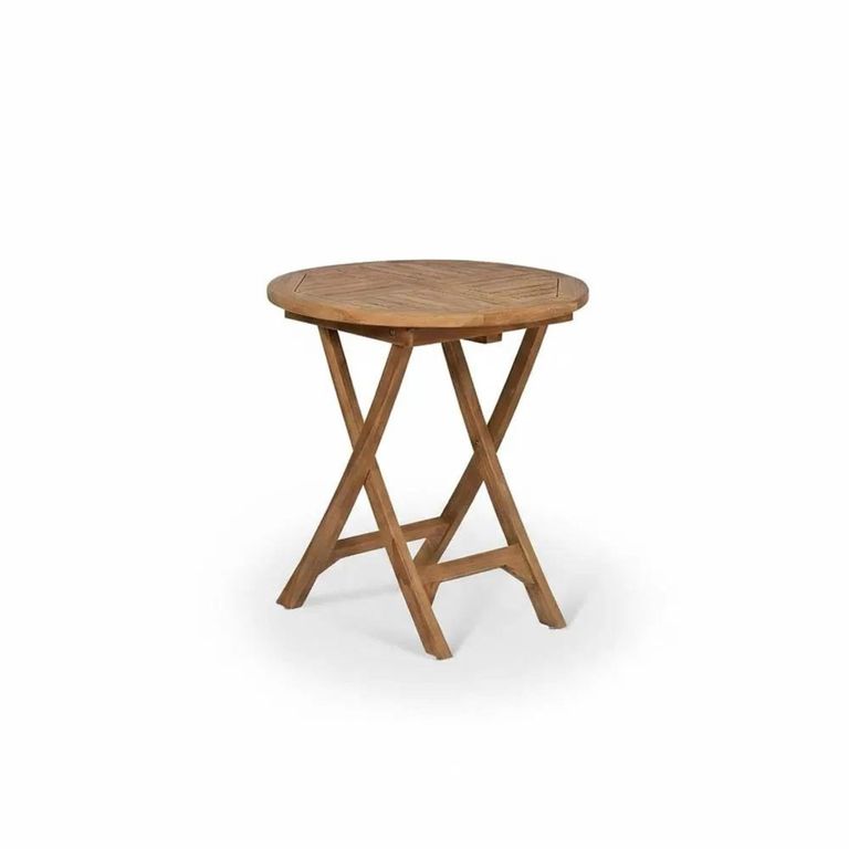Radley Outdoor Folding Bistro Table Antique Wash Teak Wood