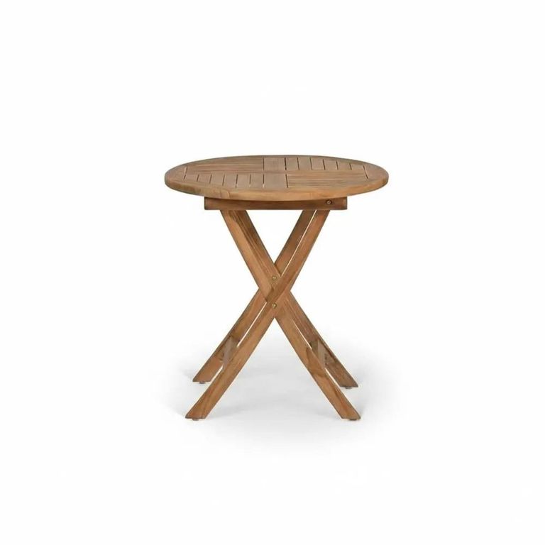 Radley Outdoor Folding Bistro Table Antique Wash Teak Wood