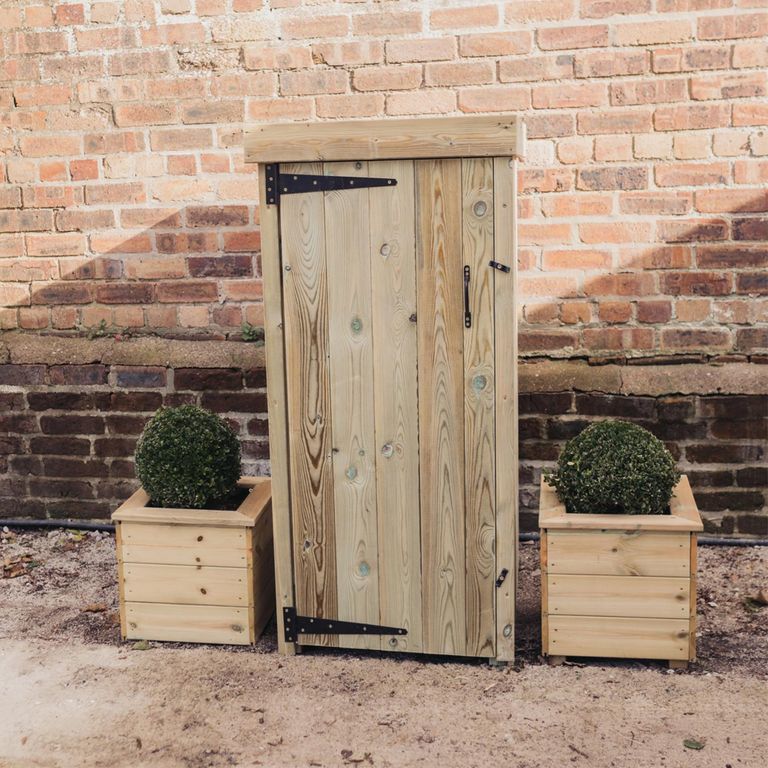 Garden Recycle Store - 1 Door - Timber Wood