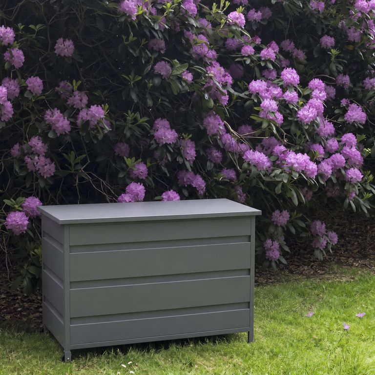 Cassis Grey Metal Small Cushion Box