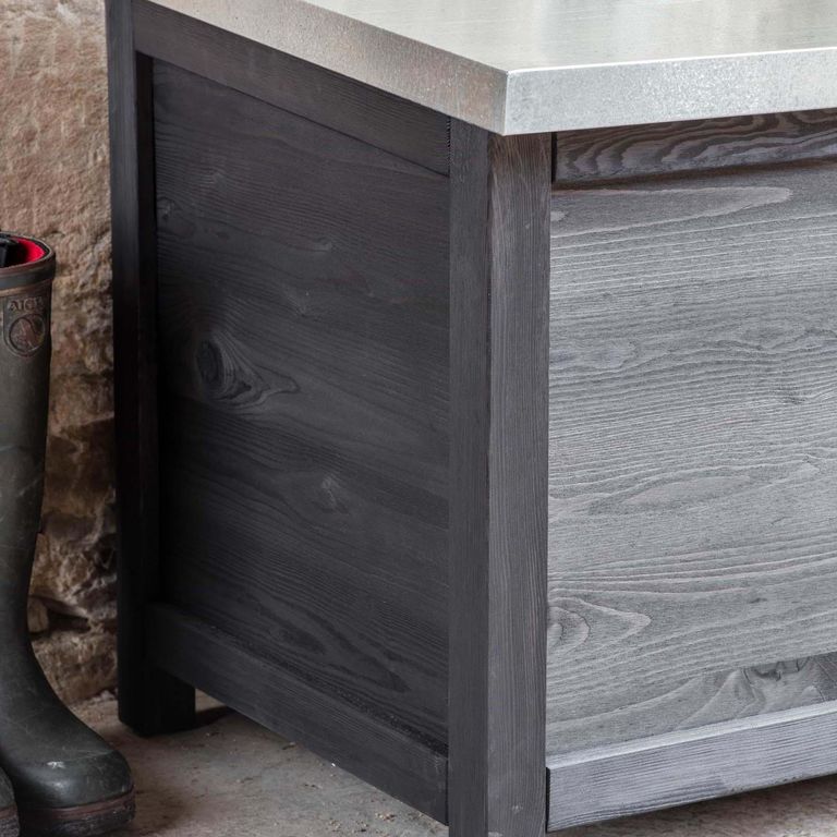 Moreton Outdoor Black Storage Box Large