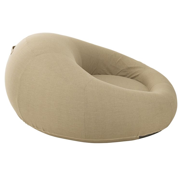 Donut Outdoor Round Day Bed - Beige - Polypropylene