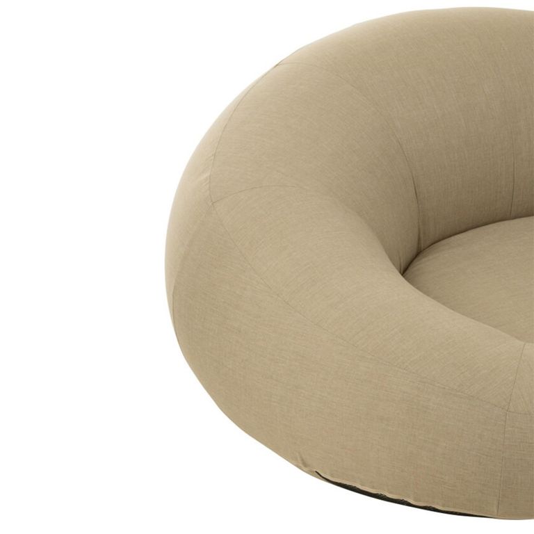Donut Outdoor Round Day Bed - Beige - Polypropylene