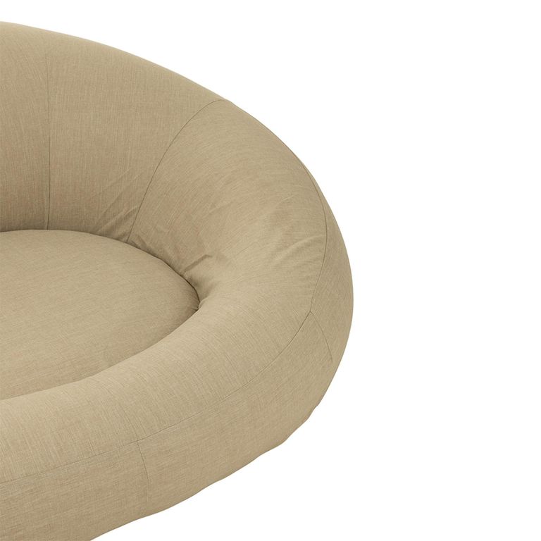 Donut Outdoor Round Day Bed - Beige - Polypropylene