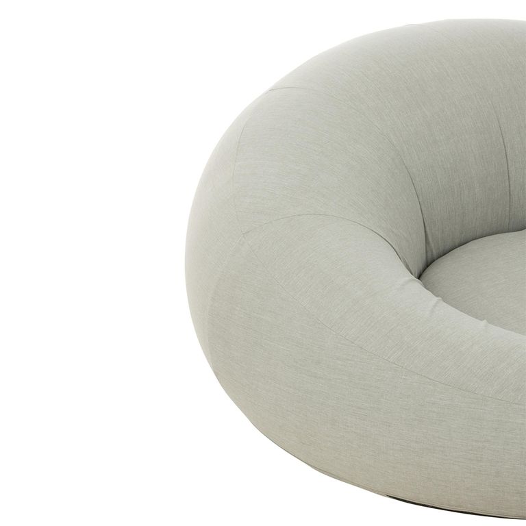 Donut Outdoor Round Day Bed - Grey - Polypropylene