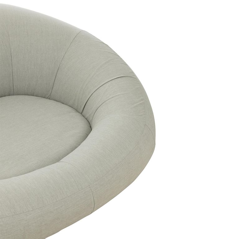 Donut Outdoor Round Day Bed - Grey - Polypropylene