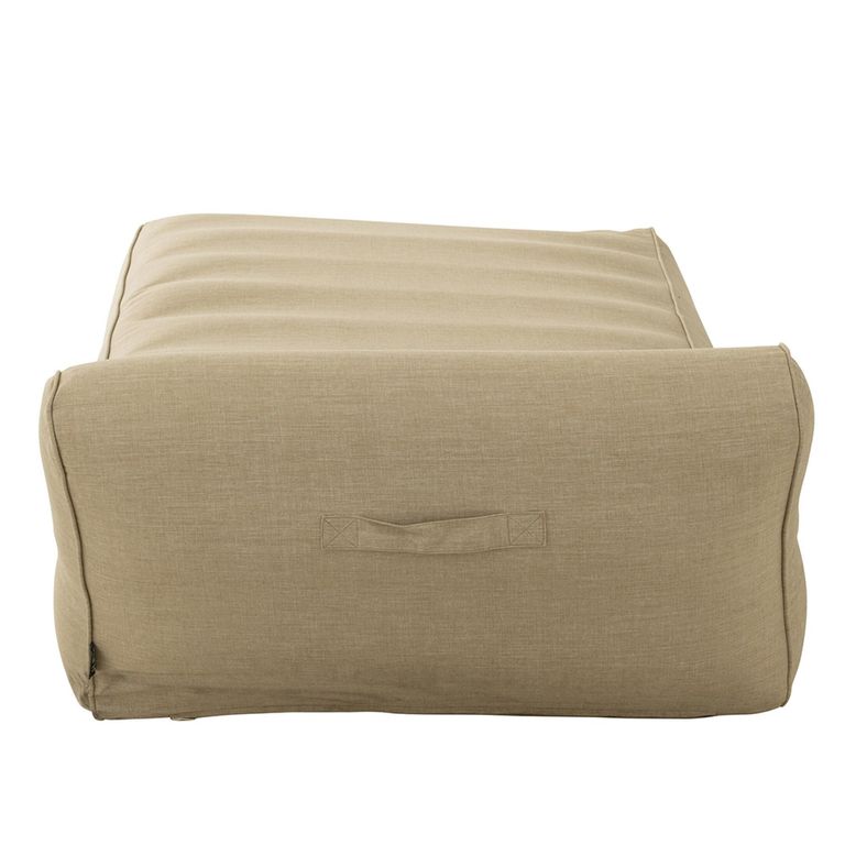 Helene Outdoor Day Bed Lounger - Beige - Polypropylene