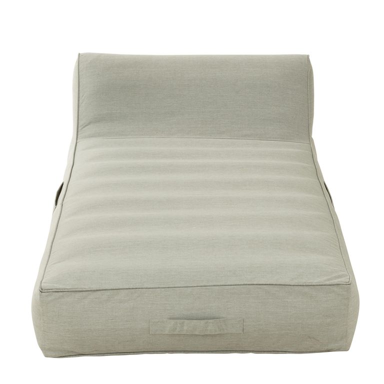 Helene Outdoor Day Bed Lounger - Grey - Polypropylene