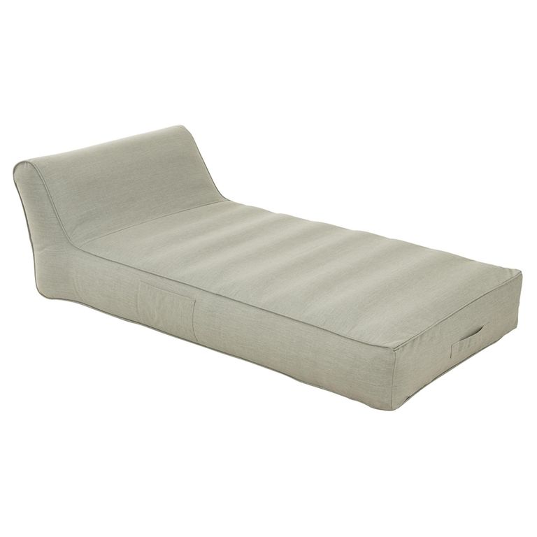 Helene Outdoor Day Bed Lounger - Grey - Polypropylene