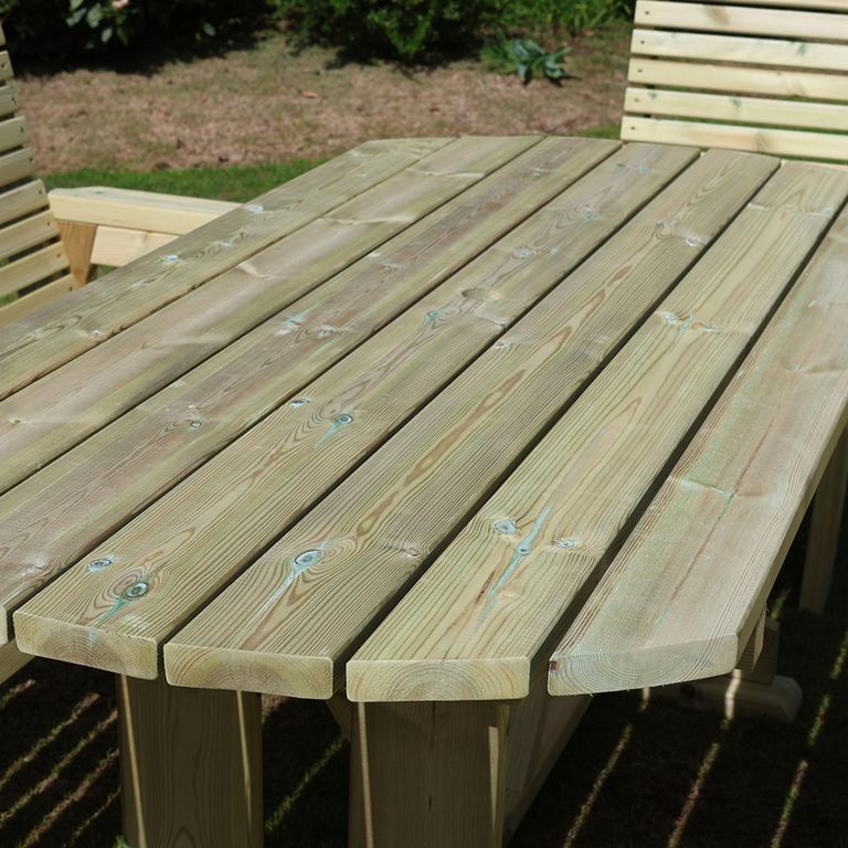 Ergo Garden Set - 8 Seater - Redwood