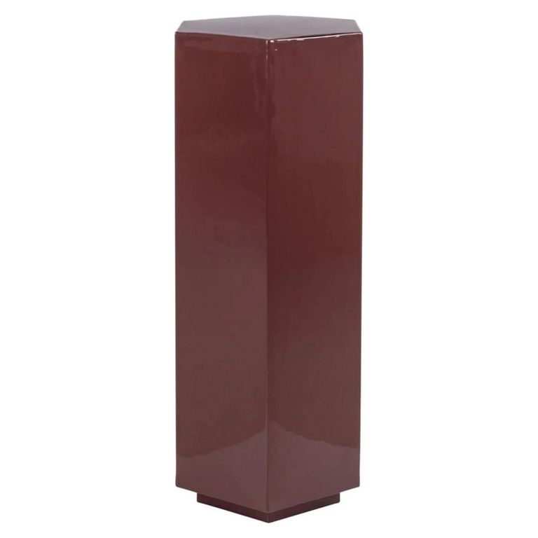 Lora Column - Hexagon - Sable Brown - Metal