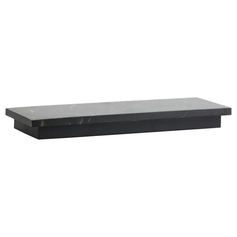 Clearance - Pau Wall Shelf - Large - Black Marble - A487