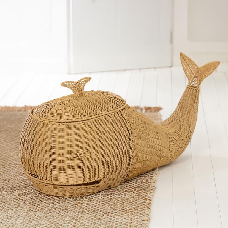 Whale Storage Basket - Natural - Synthetic