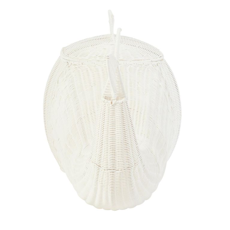 Whale Storage Basket - White - Synthetic