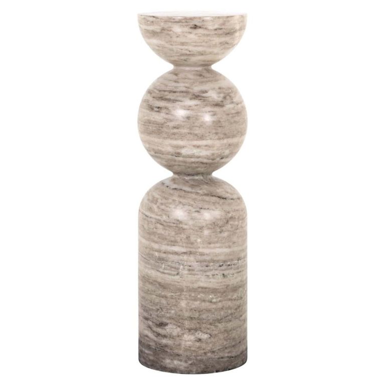 Lewis Column - Round - Sand - Marble