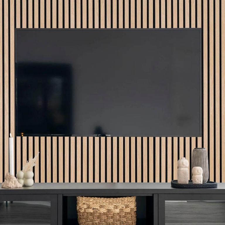 Acoustic Fluted Panel Natural Decor