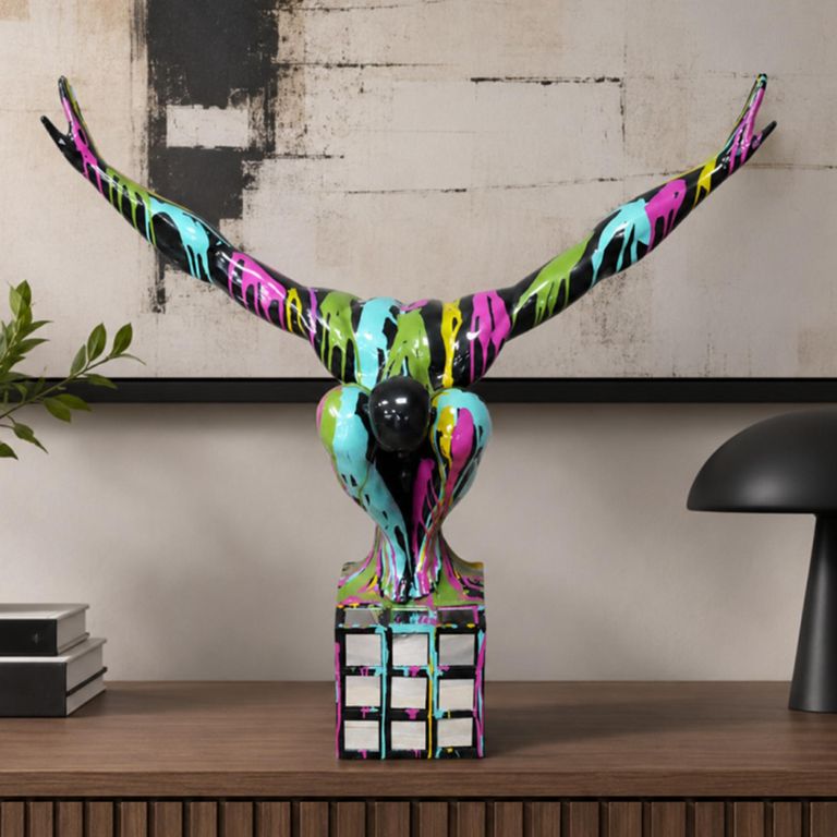 Multi-Colour Man Resin Statue