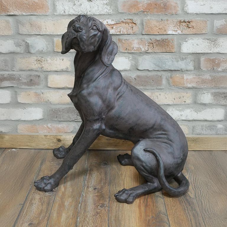 Black Dog Statue