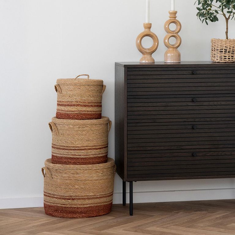 Budoni Seagrass Basket - Set of 3 - Natural