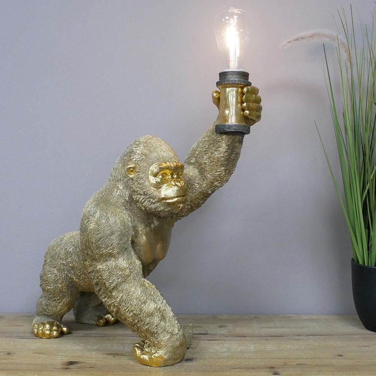 Gold Gorilla Light Stand