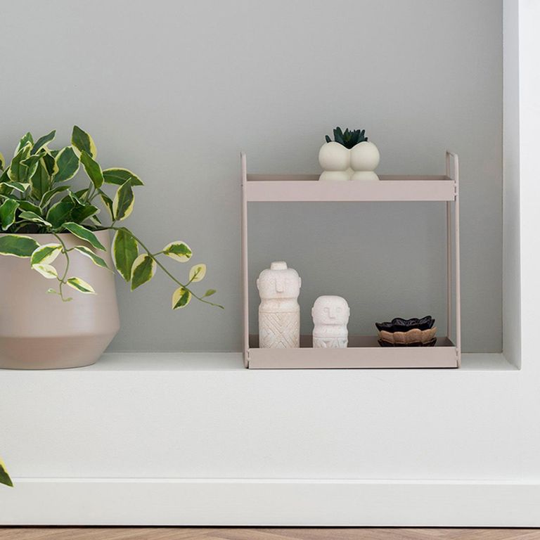 Rabo Standing Shelf - Steel - Cream