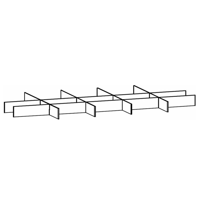 Orange Plus Compartment Drawer Division - 100cm Width