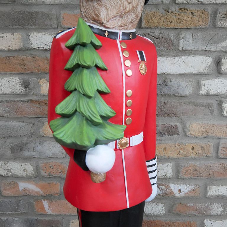 Royal Guard Bear Statue - Resin