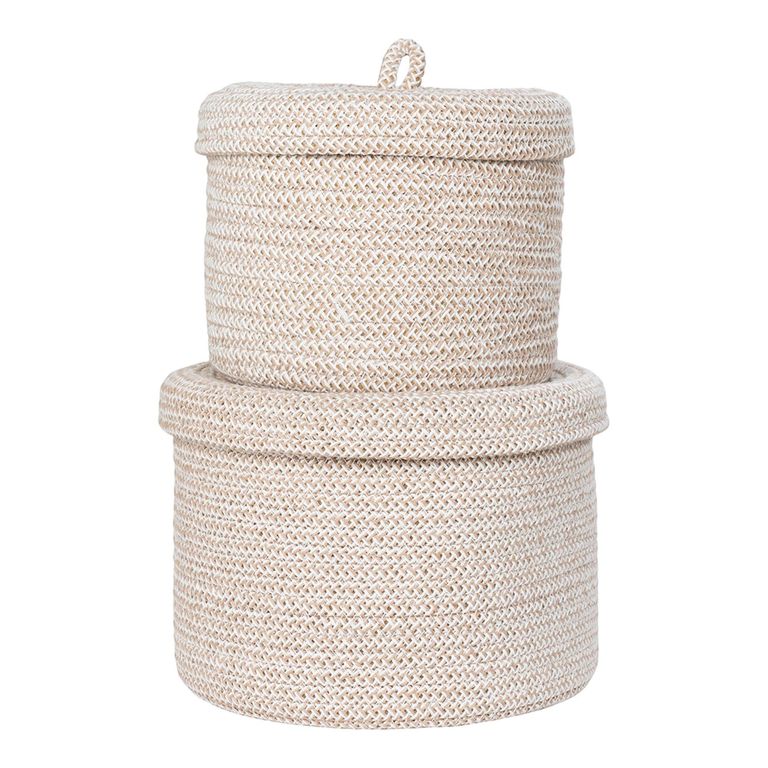Sebal Basket - Set of 2 - Cotton - Beige