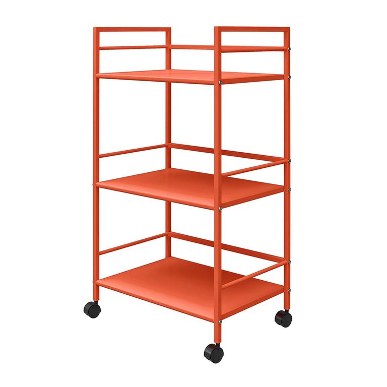 Novogratz Cache Rolling Cart - Orange - 7741813COMNUK